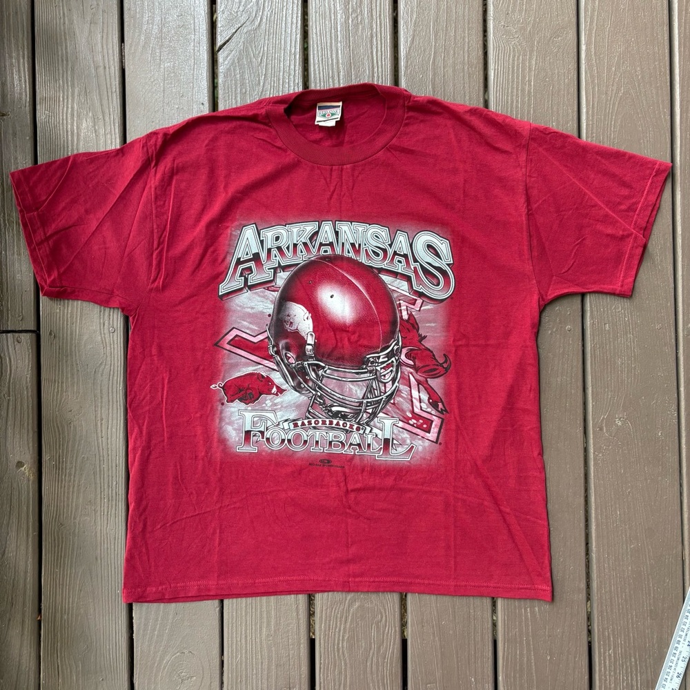 Vintage Arkansas Razorbacks Football Shirt Size XL